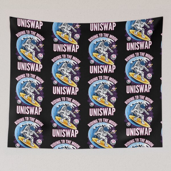 Item preview, Riding to the Moon Uniswap UNI Crypto designed and sold by Bitcoin-Fashion.
