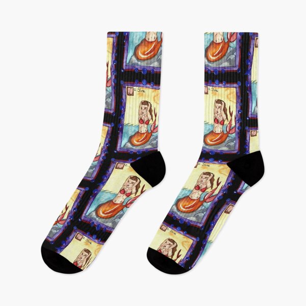Item preview, La Sirena Mermaid Illustration designed and sold by Niina  Niskanen.