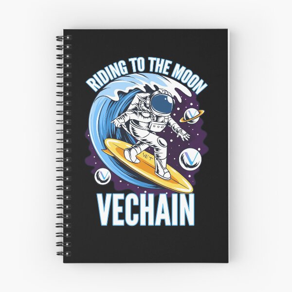 Item preview, Riding to the Moon VeChain VET Crypto designed and sold by Bitcoin-Fashion.