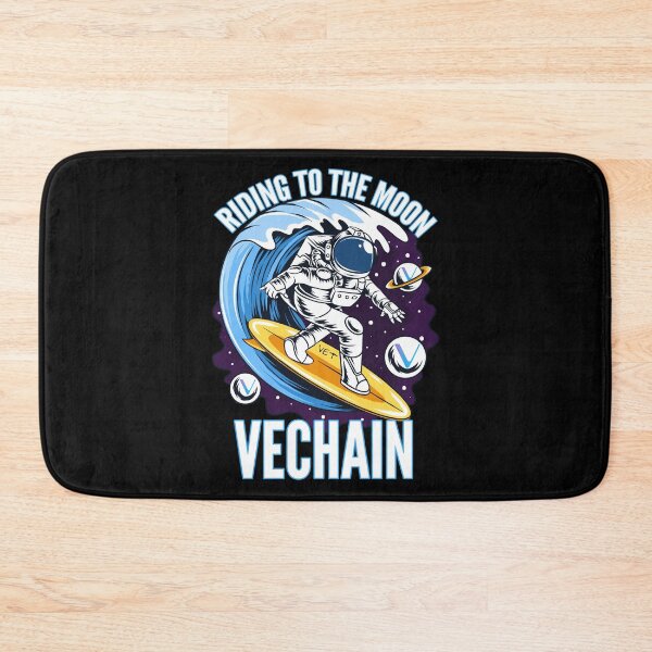 Item preview, Riding to the Moon VeChain VET Crypto designed and sold by Bitcoin-Fashion.
