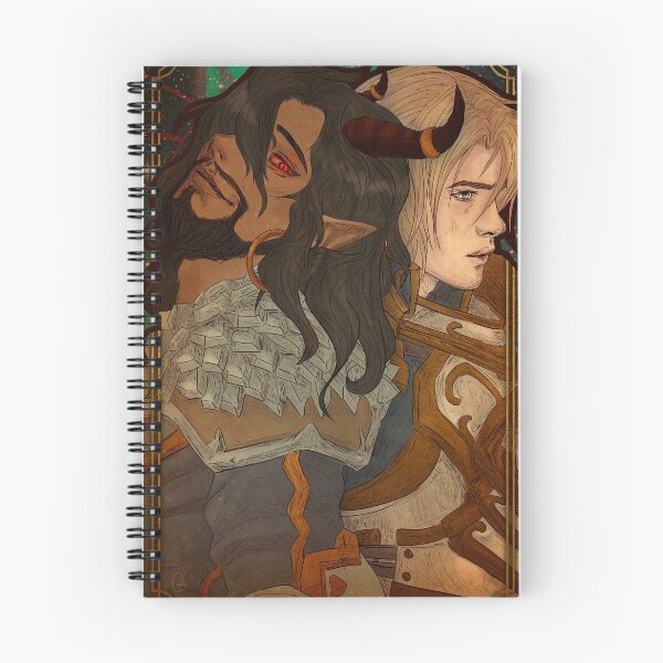 Item preview, Fanart: Wrathion & Anduin in Art Nouveau style designed and sold by AlexaelArtworks.