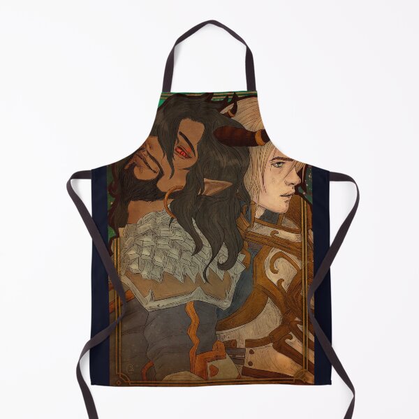 Item preview, Fanart: Wrathion & Anduin in Art Nouveau style designed and sold by AlexaelArtworks.