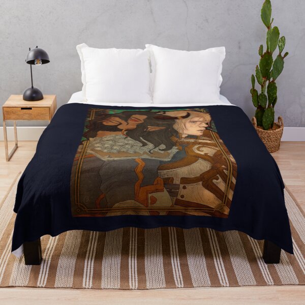 Item preview, Fanart: Wrathion & Anduin in Art Nouveau style designed and sold by AlexaelArtworks.