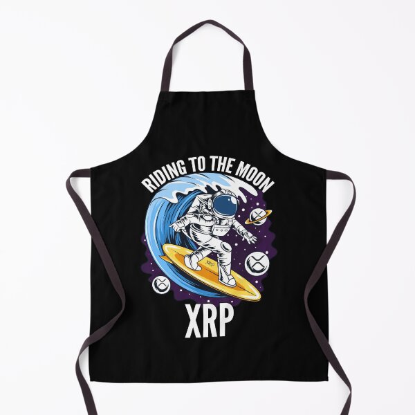 Item preview, Riding to the Moon Ripple XRP Crypto designed and sold by Bitcoin-Fashion.