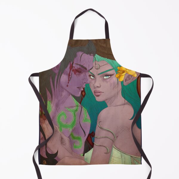 Item preview, Fanart: Illidan & Tyrande in Art Nouveau style  designed and sold by AlexaelArtworks.