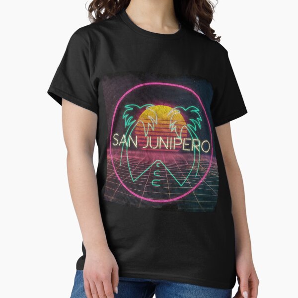 Aperçu de l'œuvre Affiche de Black Mirror San Junipero - Netflix créée et vendue par PatyEmiko.