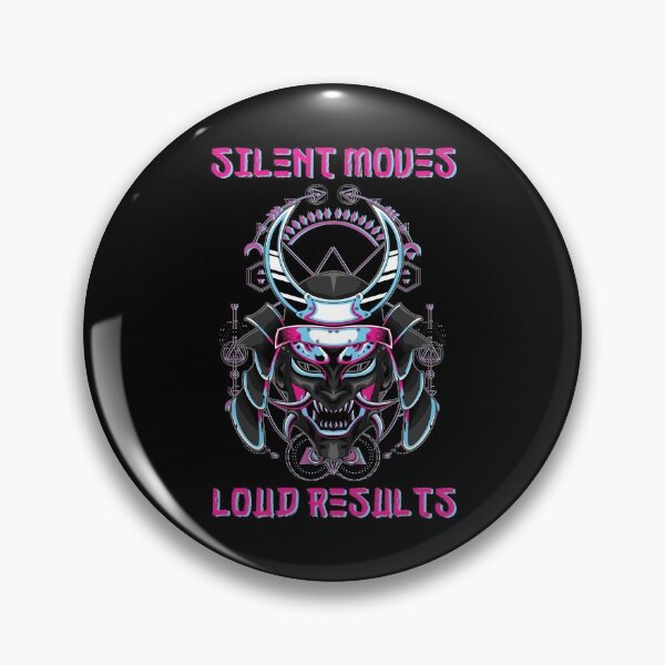 Item preview, Silent Moves Loud Results Glitch Samurai designed and sold by JordanHolmes.