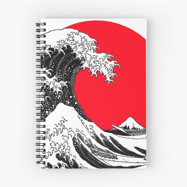Item preview, The Great Wave Off Kanagawa, Red Sun designed and sold by ind3finite.