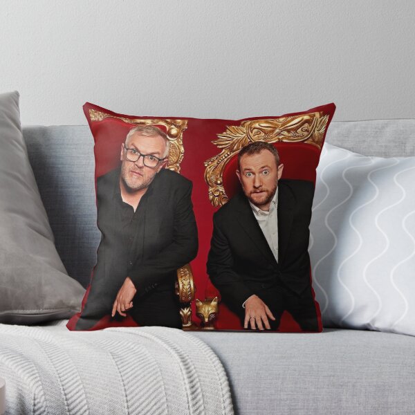 Taskmaster - Alex and Greg Throw Pillow
