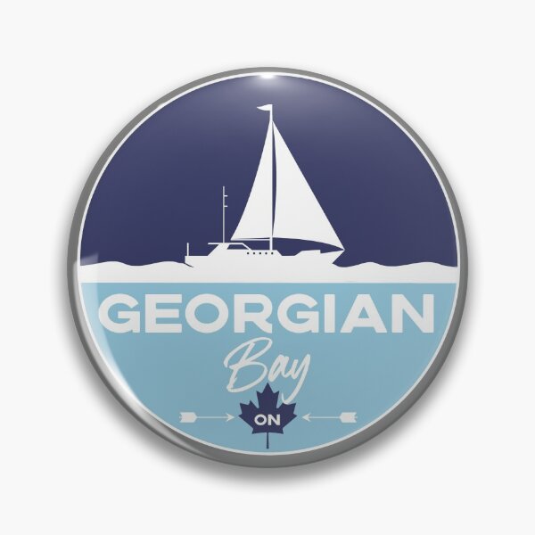 Item preview, Georgian Bay Ontario Canada - Retro Lake Boating Design designed and sold by palmettodigital.