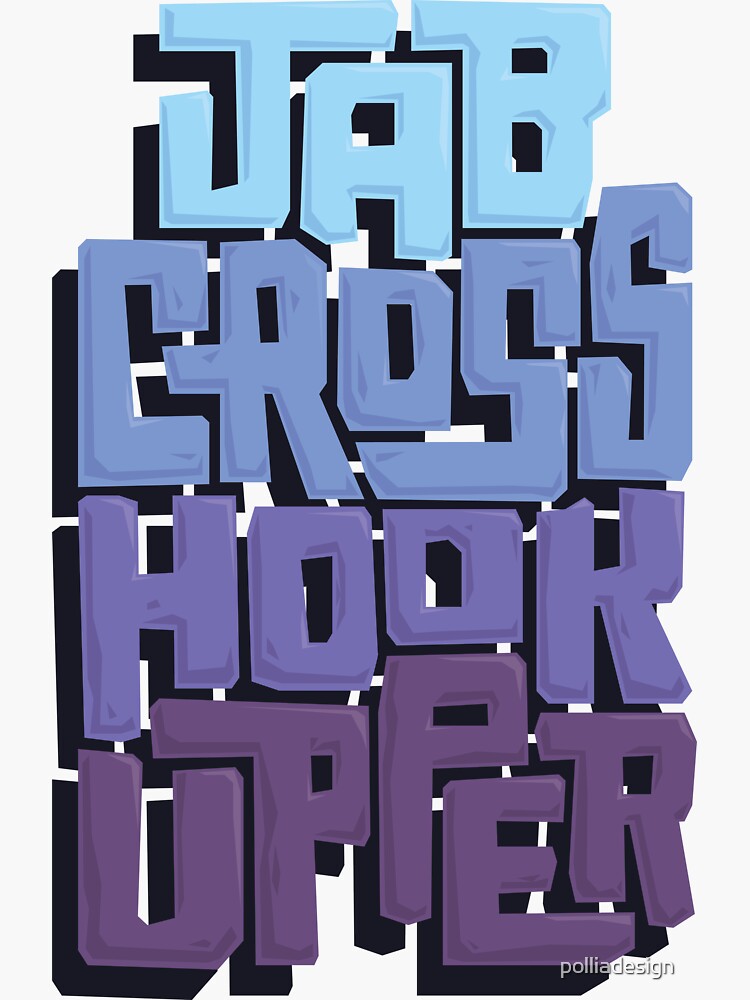 Jab Cross Hook Upper | Sticker