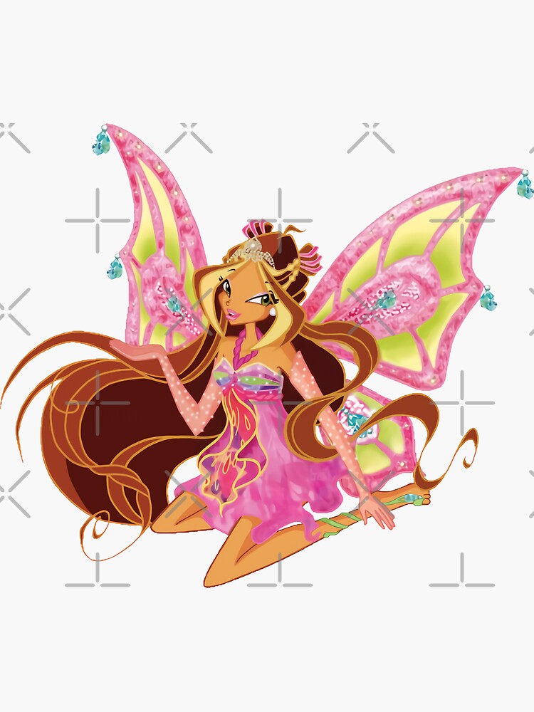 Sticker Flora Enchantix Winx Club Par Milkyplanet Redbubble