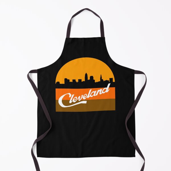 Item preview, cleveland city skyscraper skylines vintage sunset retro silhouette designed and sold by wrdiv73.