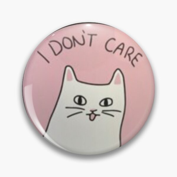 Item preview, I don't care cat mood designed and sold by Qtroise.