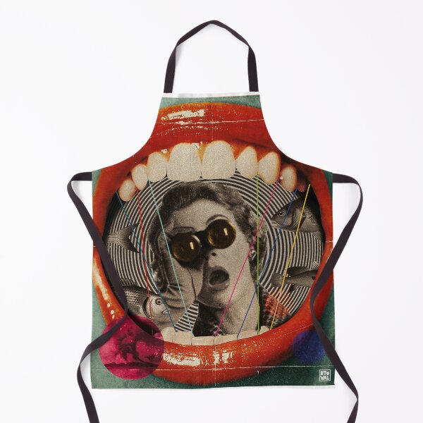 Item preview, Curious woman looking through her binoculars. designed and sold by BetoVal.