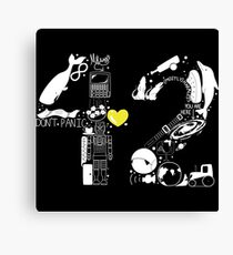 42 Canvas Print
