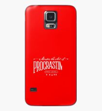 Master the Art of Procrastination / White Case/Skin for Samsung Galaxy