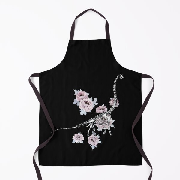 Item preview, Dinosaur Skeleton and Flowers designed and sold by mooonhannah.
