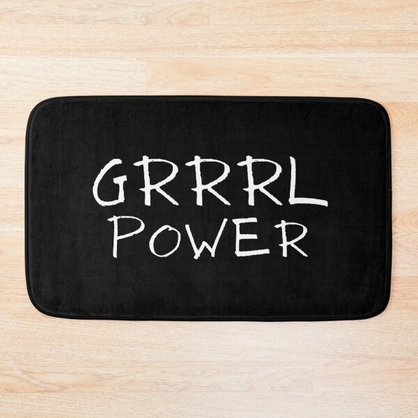 Item preview, GRRRL Power Text Design For Women's Empowerment  designed and sold by EarthArtDesigns.
