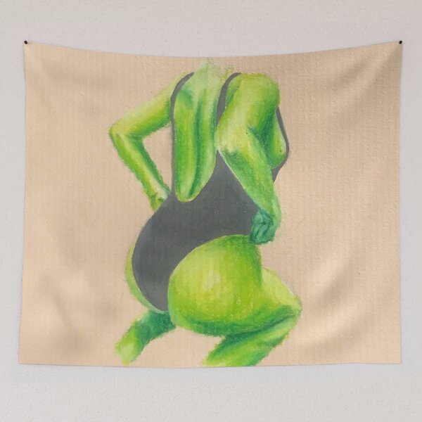 Item preview, Figure in Green designed and sold by kateryde.