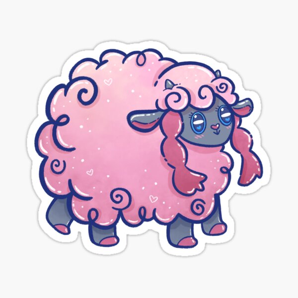 Cotton Candy Pink Wooloo Sticker