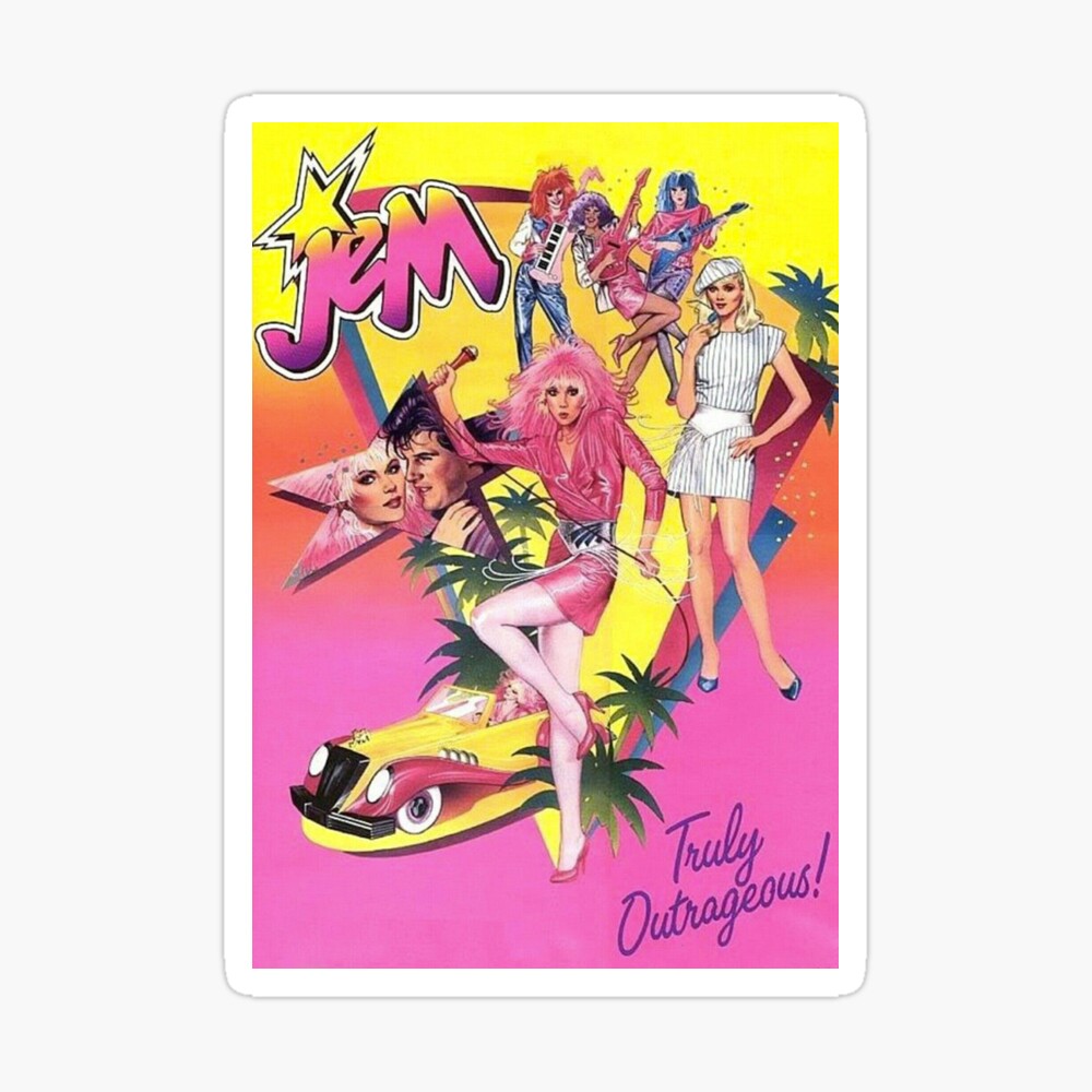Jem and The Holograms 17"x26" poster print 