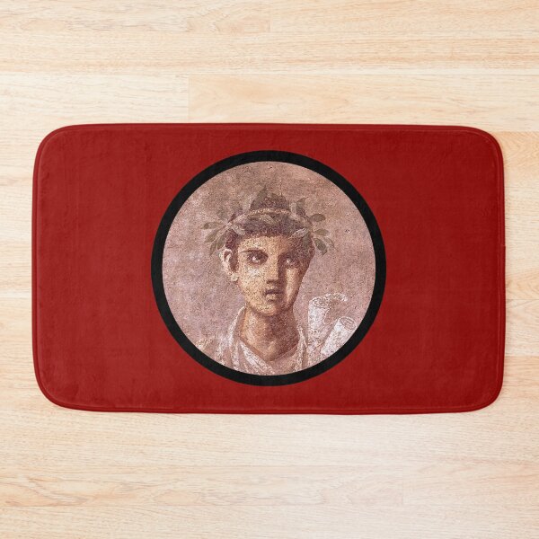 Item preview, Pompeiian fresco of a young man with a scroll of Homer designed and sold by DotorEaon.