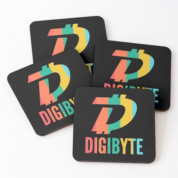 Item preview, Digibyte DGB Crypto Pastel Colors designed and sold by Bitcoin-Fashion.