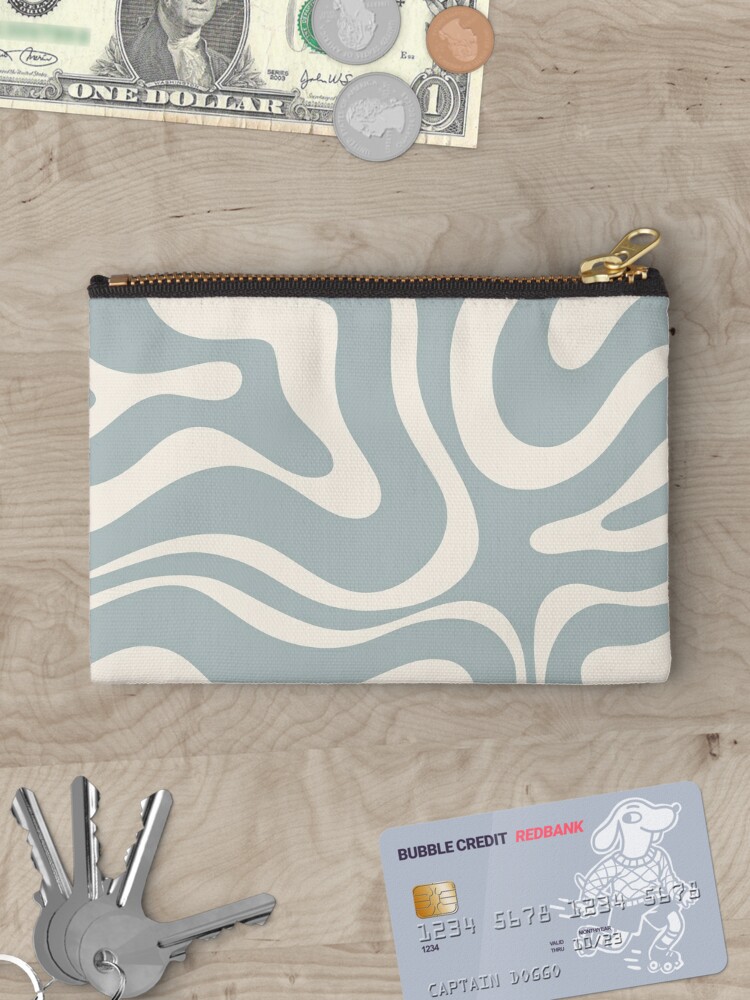 Discover Liquid Swirl Abstract Pattern Makeup Bag