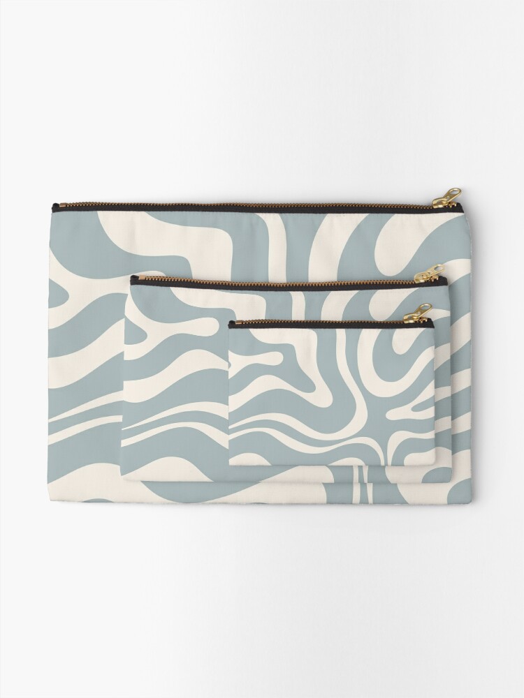 Disover Liquid Swirl Abstract Pattern Makeup Bag