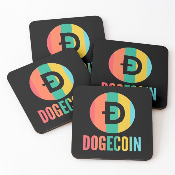 Item preview, Dogecoin DOGE Crypto Pastel Colors designed and sold by Bitcoin-Fashion.