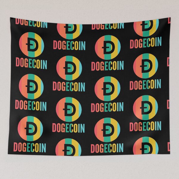 Item preview, Dogecoin DOGE Crypto Pastel Colors designed and sold by Bitcoin-Fashion.