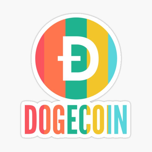 Artikel-Vorschau von Dogecoin DOGE Crypto Pastellfarben, designt und verkauft von Bitcoin-Fashion.