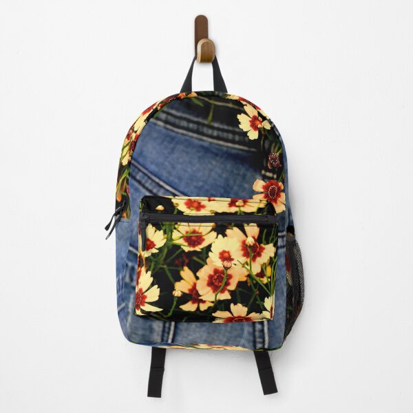 Item preview, Flowers and denim pockets designed and sold by ArtbyBodge.