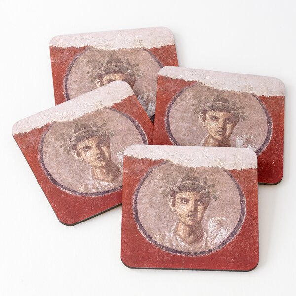 Item preview, Pompeiian fresco of a young man with a scroll of Homer designed and sold by DotorEaon.