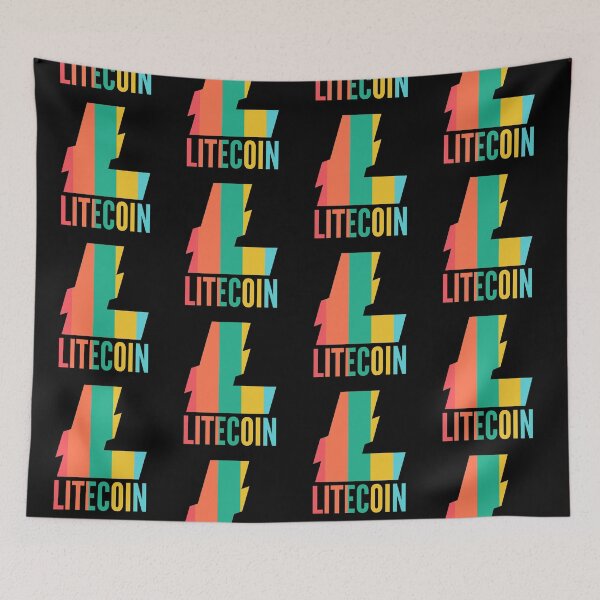 Item preview, Litecoin LTC Crypto Pastel Colors designed and sold by Bitcoin-Fashion.