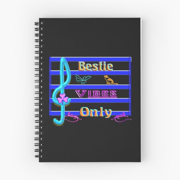 Item preview, BESTIE VIBES ONLY - FOR MUSIC AND CUTE ANIMALS LOVER designed and sold by Ralek.