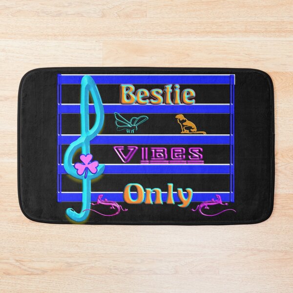 Item preview, BESTIE VIBES ONLY - FOR MUSIC AND CUTE ANIMALS LOVER designed and sold by Ralek.