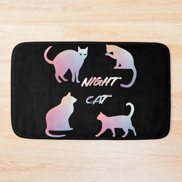 Item preview, Neon Cat at Starry Night designed and sold by JoyforU.