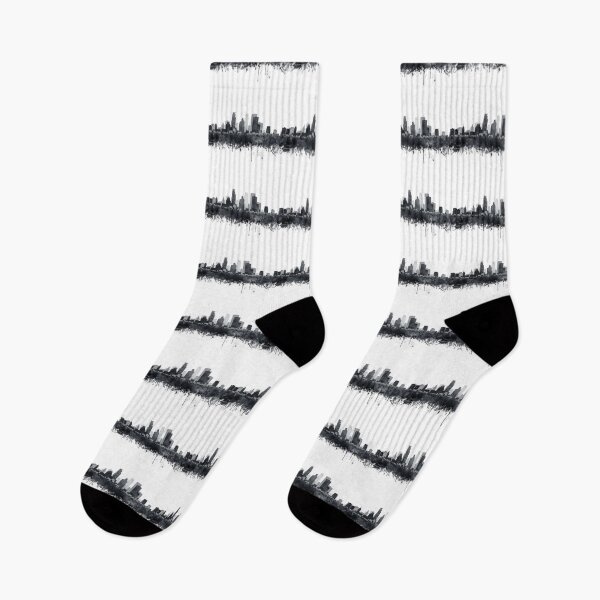 Item preview, Minneapolis Skyline Black White Watercolor by Zouzounio Art designed and sold by zouzounioart.