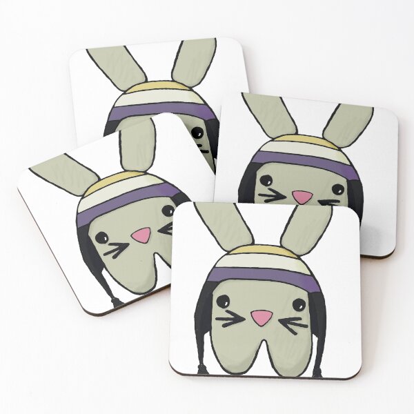 Item preview, NonBUNnary (Nonbinary Pride Bunny) designed and sold by Jaclyn Brett.
