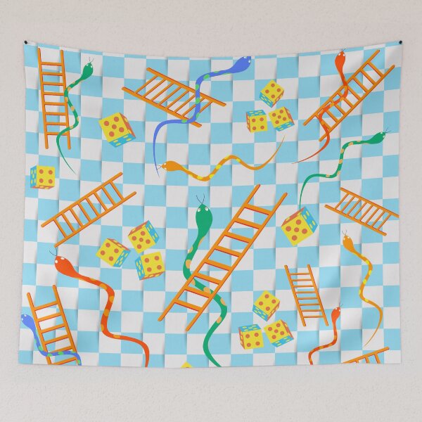 Item preview, Snakes and Ladders Pattern designed and sold by Printedarts.