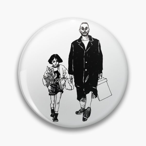 Item preview, Leon The Professional pen drawing in black and white designed and sold by Sang Oh.