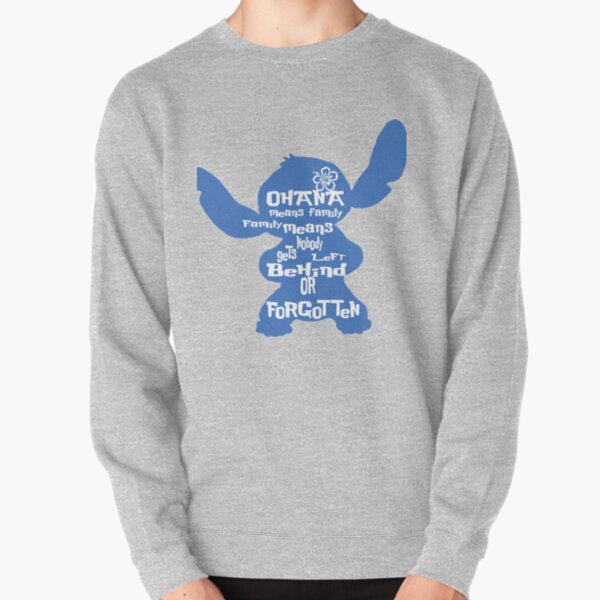 Stitch Ohana significa familia Sudadera sin capucha