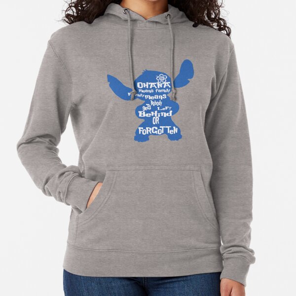 Stitch Ohana signifie famille Sweat à capuche léger