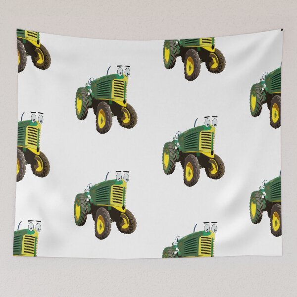 Item preview, Happy 8th Birthday Tractor design designed and sold by SEADOGPRINTS.