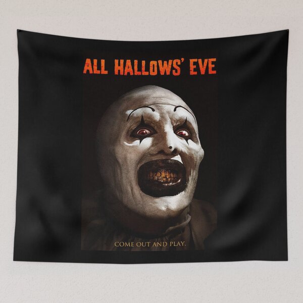 Item preview, All hallows eve terrifier art the clown horror film  designed and sold by Pandorazbox.