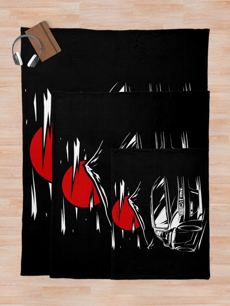 Alternate view of Silvia s14 Kouki Touge Throw Blanket