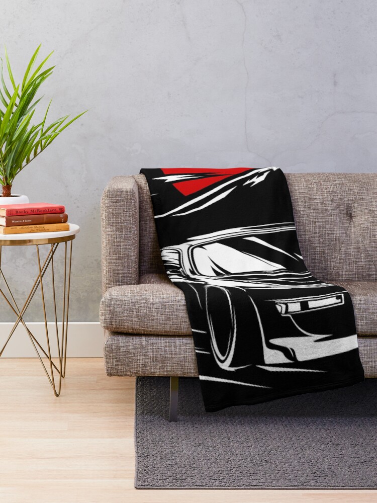 Alternate view of Silvia s14 Kouki Touge Throw Blanket