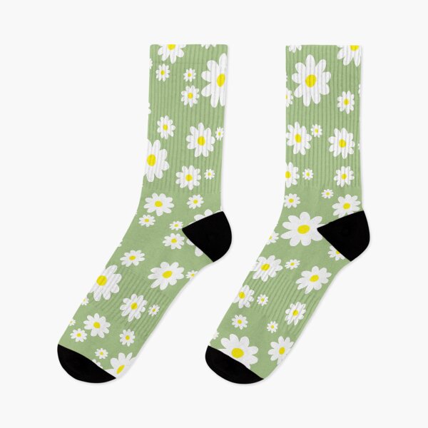 Item preview, Spring Daisy Pattern on Sage Green designed and sold by Julie Erin Designs.